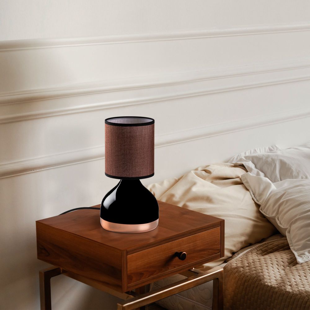 Yıldo - 8014 Crna i Smeđa Stolna Lampa slika 2