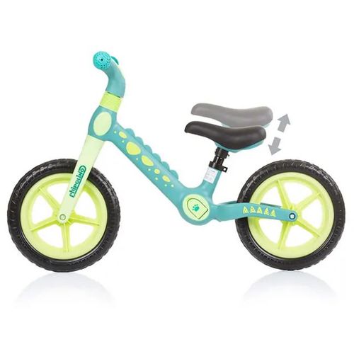 Balance Bike Chipolino Dino Blue Green slika 3