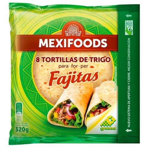 MEXIFOODS meksičke palačinke-tortilje- od pšeničnog brašna 20 cm 8 kom slika 1