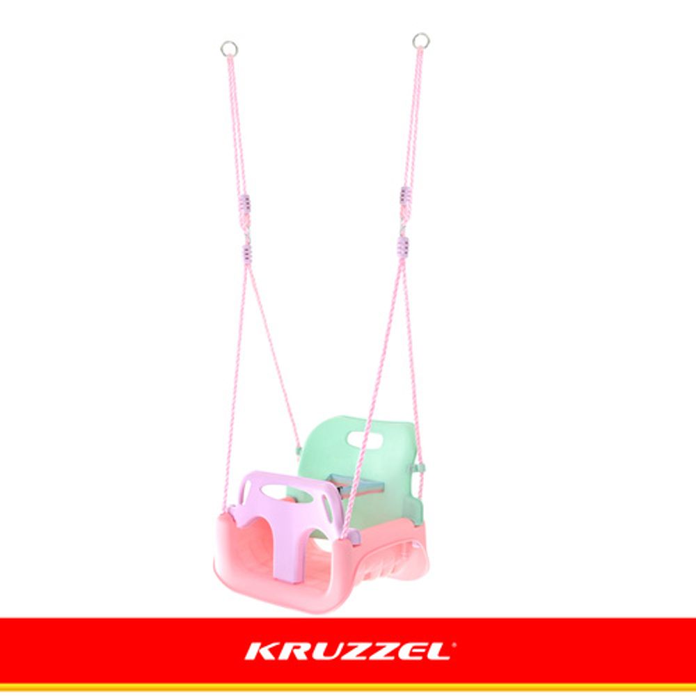 Kruzzel Kruzzel 3-u-1 pastelna dječja ljuljačka slika 7