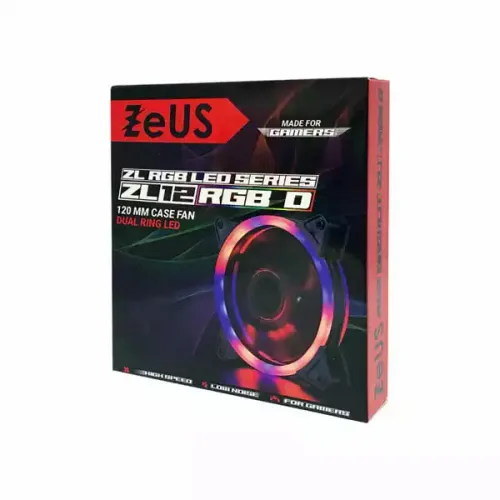 Case Cooler 120x120 Dual Ring RGB fan slika 2