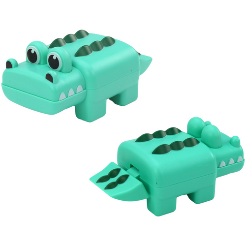 Krokodil igračka za kupanje na navijanje - Zelena boja slika 2