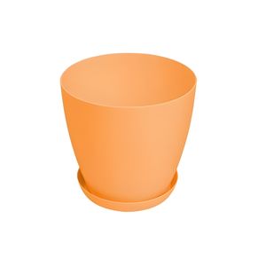Saksija Lux 14 cm sa podmetačem breskva