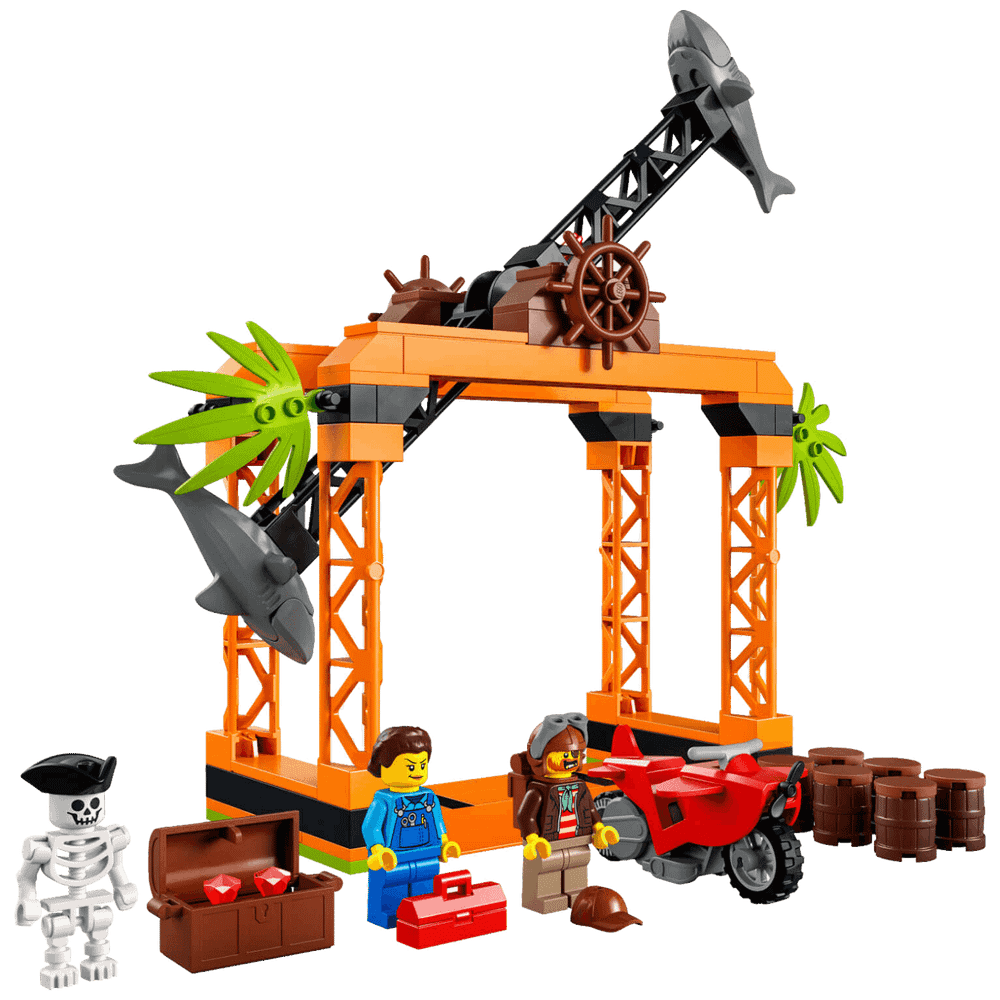 Lego Izazov napad ajkule na kaskaderskoj stazi, LEGO City slika 2