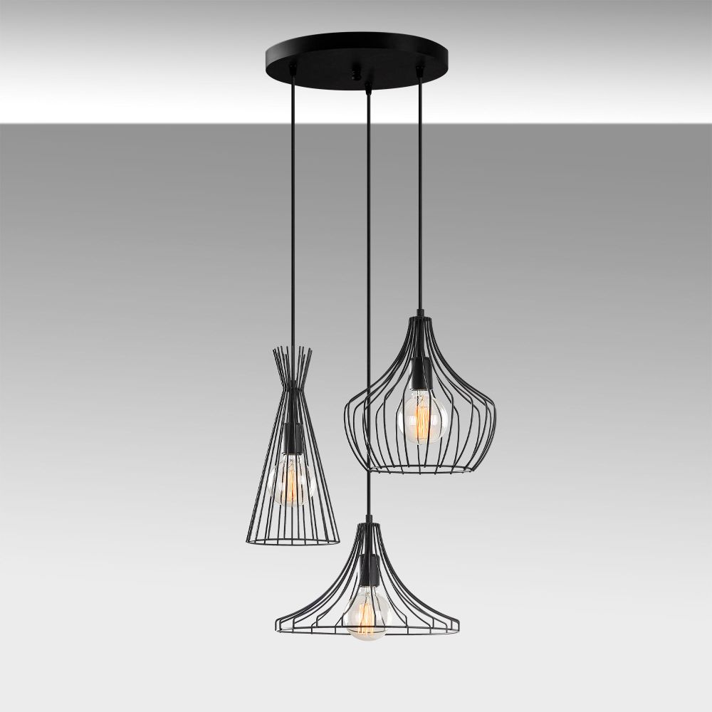 Luster Mezopotamya N-1300 u Crnoj Boji slika 3