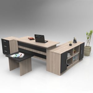 Set kancelarijskog namještaja VO13 - OB Oak Black
