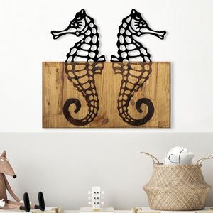 Wallity Drvena zidna dekoracija, Seahorse