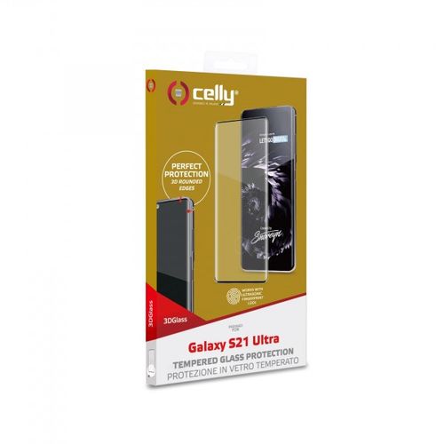 CELLY Zaštitno staklo 3D za Samsung S21 ULTRA slika 4