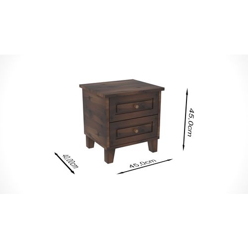 Elegant Walnut Nightstand slika 4