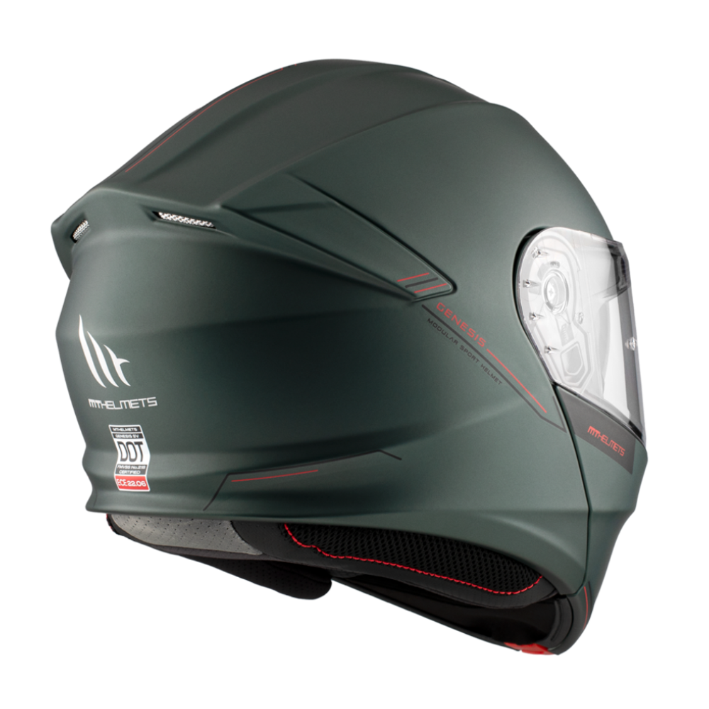 MT Helmets vizir za moto kacigu Genesis SV Solid A6 Matt Green slika 5