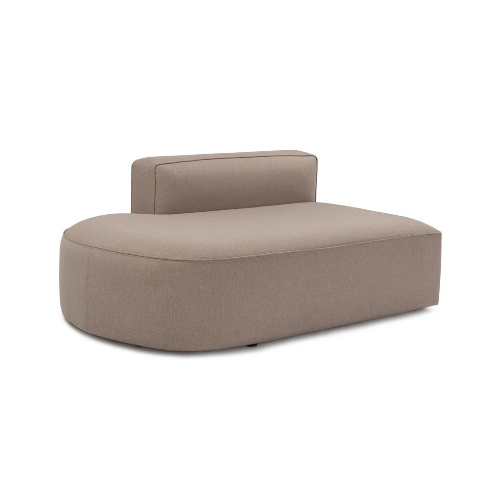 Mora (X-Oval-L1-O1-O1-R1) Svijetlosmeđi Kutni Sofa slika 9