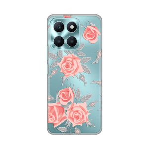 Torbica Silikonska Print Skin za Honor X6a Elegant Roses