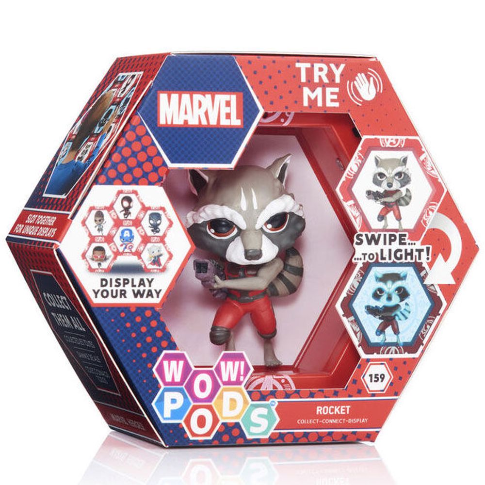 WOW! POD Marvel Rocket Raccoon LED figura slika 7