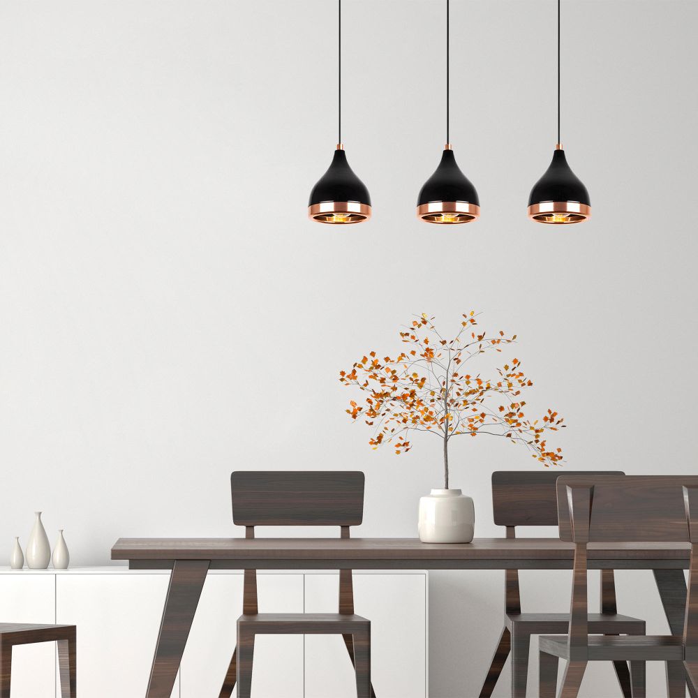 Yıldo - 7041 Crni Kovan Chandelier slika 1