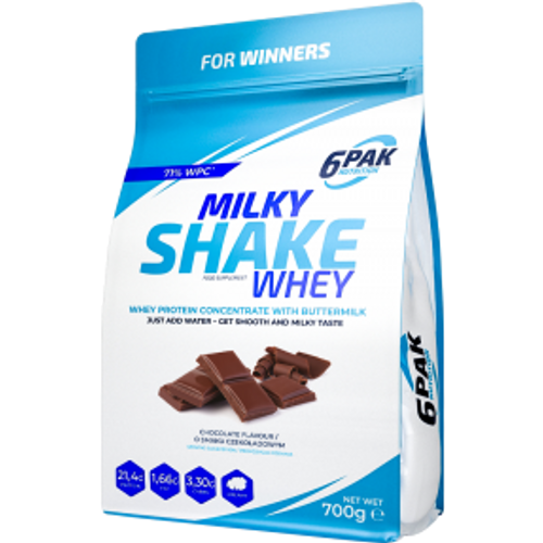 6Pak Milky Shake Whey 700 g Čokolada slika 1