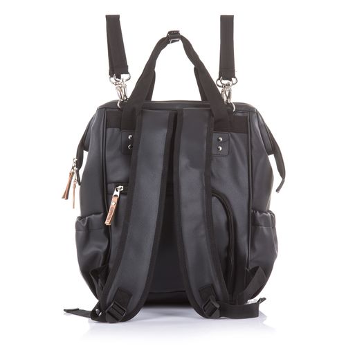 Chipolino torba / ruksak Black leather  slika 5