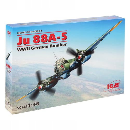 Model Kit Aircraft - Ju 88A-5 WWII German Bomber 1:48 slika 1