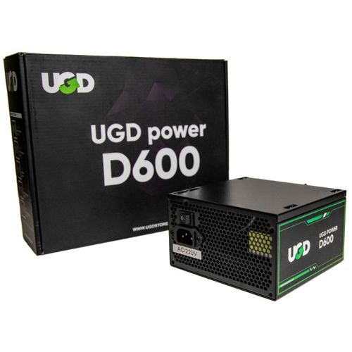 Napajanje D600 600W UGD Power 12cm FAN, 20+4pin, 4+4pin, 3xSATA, 1xIDE, 2x6+2pin Black slika 6