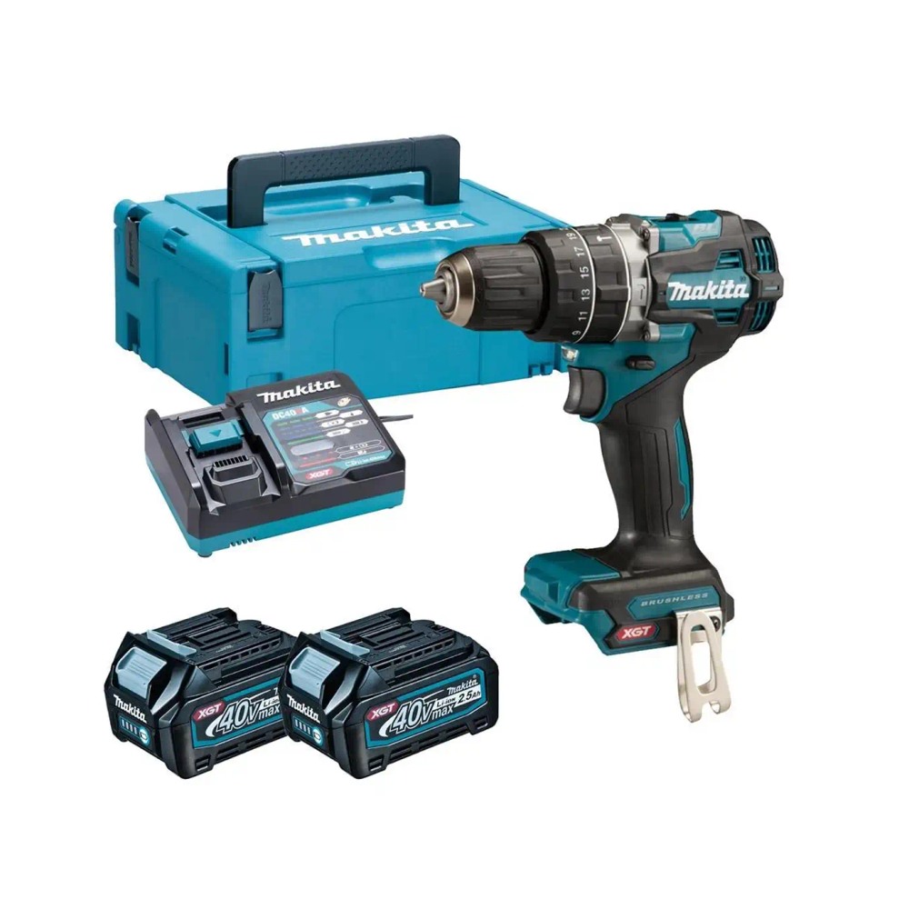XGT Makita 40V - Akumulatorska udarna bušilica-odvijač HP002GD201 slika 2