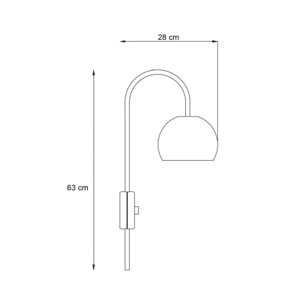 Zidna Lampa 241768 - Krem Boja slika 2