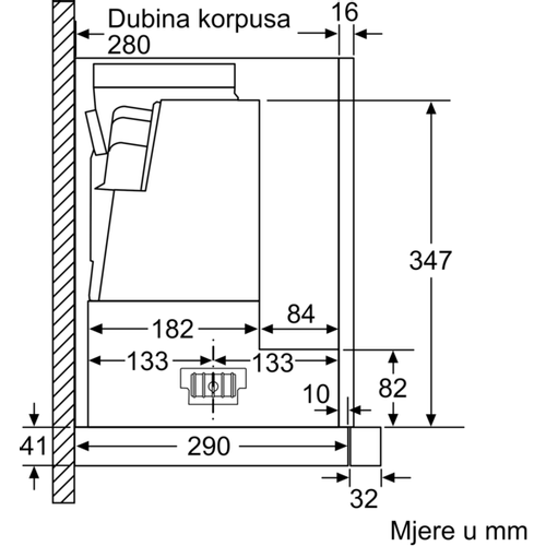 Bosch teleskopska napa DFS067K51 slika 10