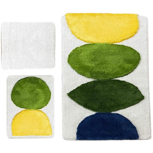 Orela Multicolor Acrylic Bathmat Set (3 Pieces) slika 3