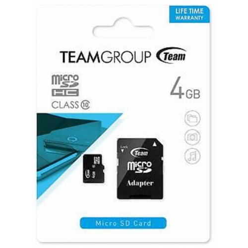 TeamGroup MICRO SDHC 4GB CLASS 10+SD Adapter TUSDH4GCL1003 slika 2
