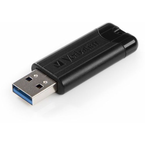 USB 128GB 3.0 Verbatim Store'n'Go PinStripe crni V049319 slika 1