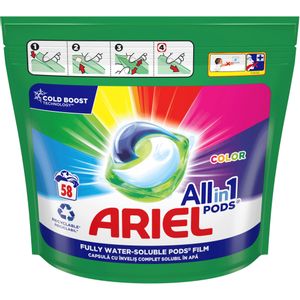 Ariel kapsule za pranje veša Color 58 kom