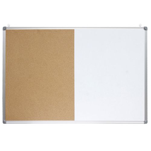 Ploča bijela magnetna/pluto zidna OPTIMA 45x60cm alu okvir 22384 slika 1