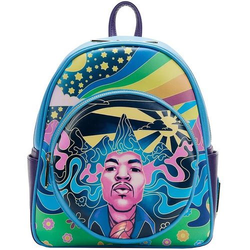 Jimi Hendrix Psychodelic Landscape Zip Mini Backpack slika 1