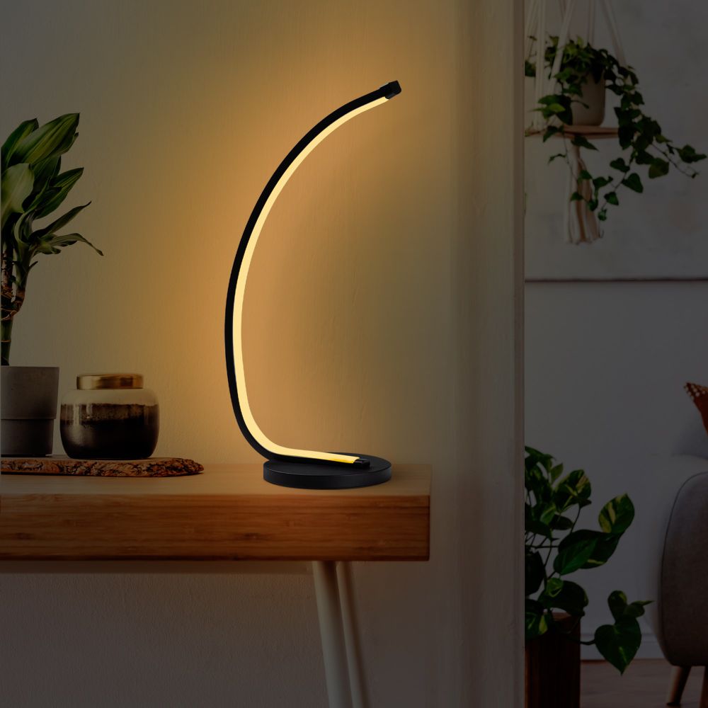 Bevel - Crna Stolna Lampa 13321 slika 1
