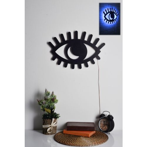 Wallity Ukrasna LED rasvjeta, Evil Eye - Blue slika 9