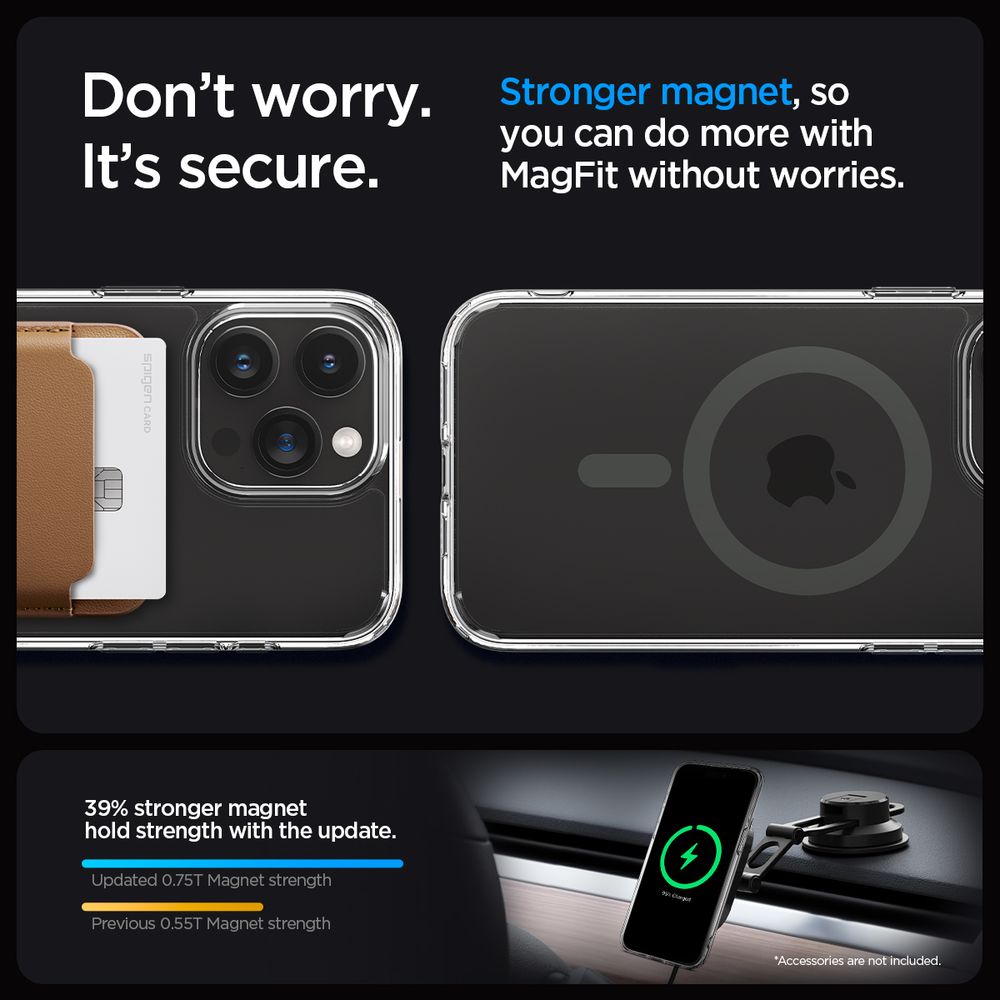 Spigen Ultra Hybrid MagSafe, graphite - iPhone 15 Pro slika 14