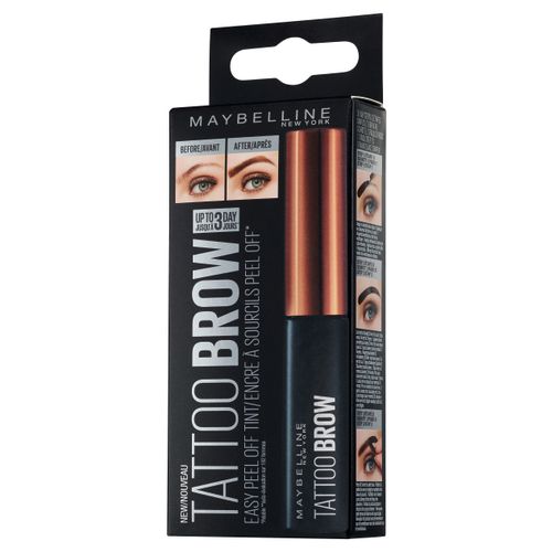 Maybelline New York Tattoo Brow Peel-Off gel za obrve Medium Brown slika 2