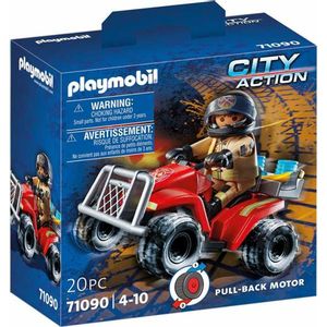 Playset Playmobil City Action Vatrogasci - Speed Quad 71090