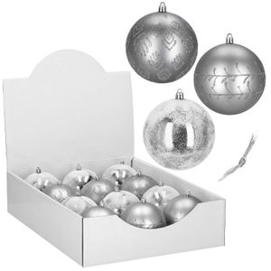 Ca1535 set božićnih kuglica 10 cm 12 kom.