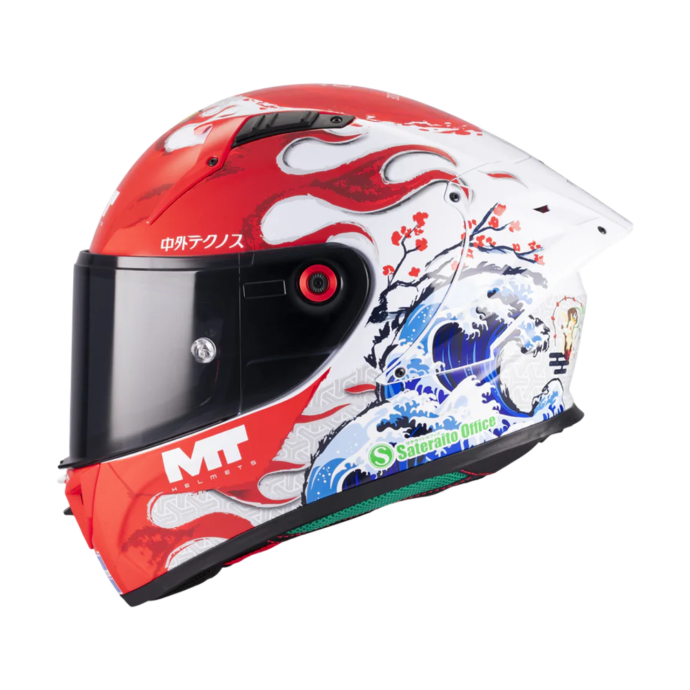 MT Helmets vizir za moto kacigu Kre+S Yamanaka 2025 A5 Gloss slika 3