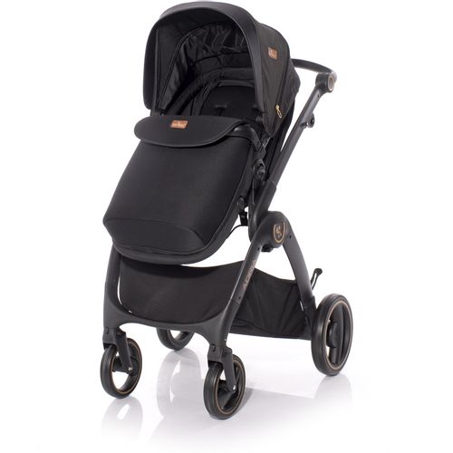 LORELLI ADRIA Kolica Black 2u1 SET: Košara + Putna Torba + Zimska Navlaka (do 15 kg) slika 5