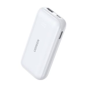 Prijenosno napajanje powerbank UGREEN, 10.000 mAh, Fast Charging, USB-C, Power Delivery do 30W, bijeli