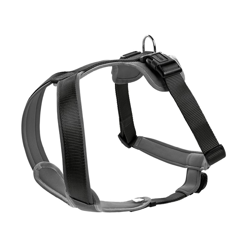 Hunter oprsnica za pse Neopren najlon crna/siva slika 1