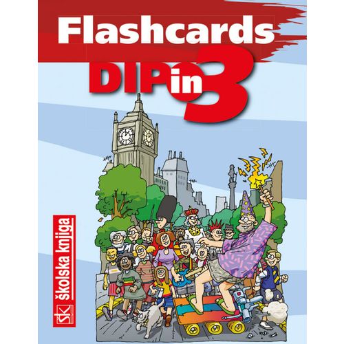 DIP IN 3 - FLASHCARDS - flash kartice za 3. razred osnovne škole slika 1