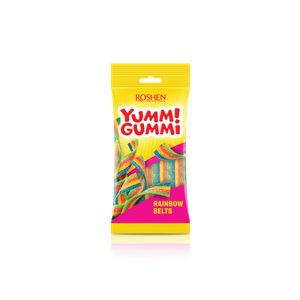 Roshen Yummi Gummi gumeni bomboni sour belts 70g