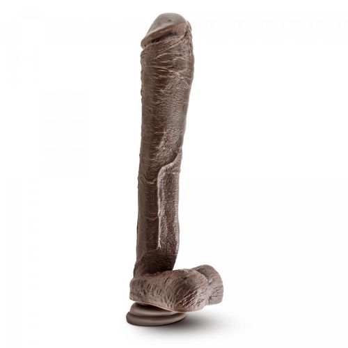 Dildo XL Dr. Skin - Mr. Ed, 33 cm, tamno smeđi slika 3