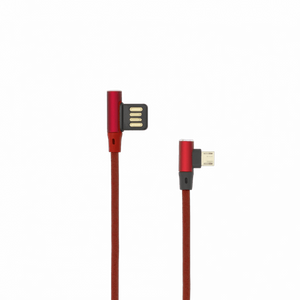 S BOX Kabl USB A / Micro B 90, 1,5 m, Red