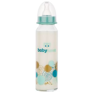 BABY NOVA Staklena flašica za bebu 0m+ 240ml, Mint