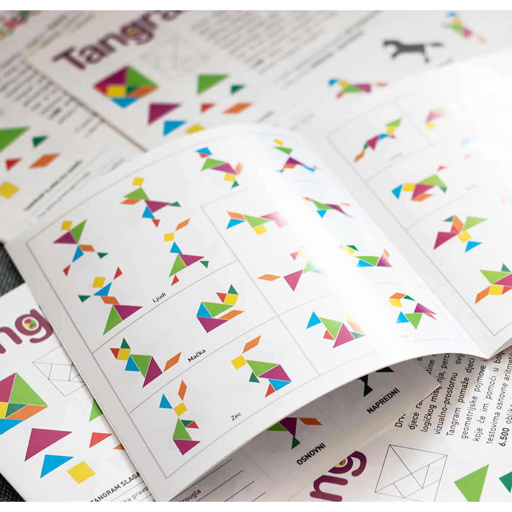 Kumaro Tangram Drvena didaktička slagalica slika 6