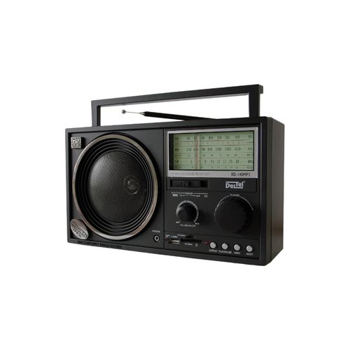 Dartel radio FM, MW, SW, analogni, AC ili klasične baterije, crni RD-140MP3 slika 1