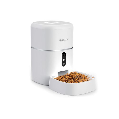 TELLUR SMART WIFI PET FEEDER, ULTRA HD CAMERA, 4L, BIJELI slika 1