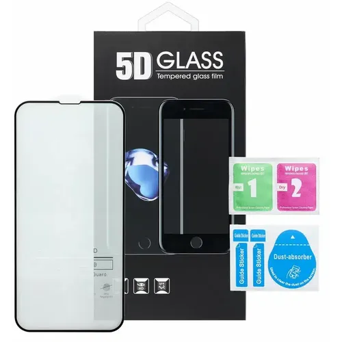5D Full Glue kaljeno staklo za Redmi Note 13 5G / Redmi Note 13 Pro 4G crno slika 4